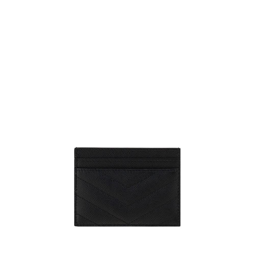 Saint Laurent Black Calf Leather Bos Taurus Wallet