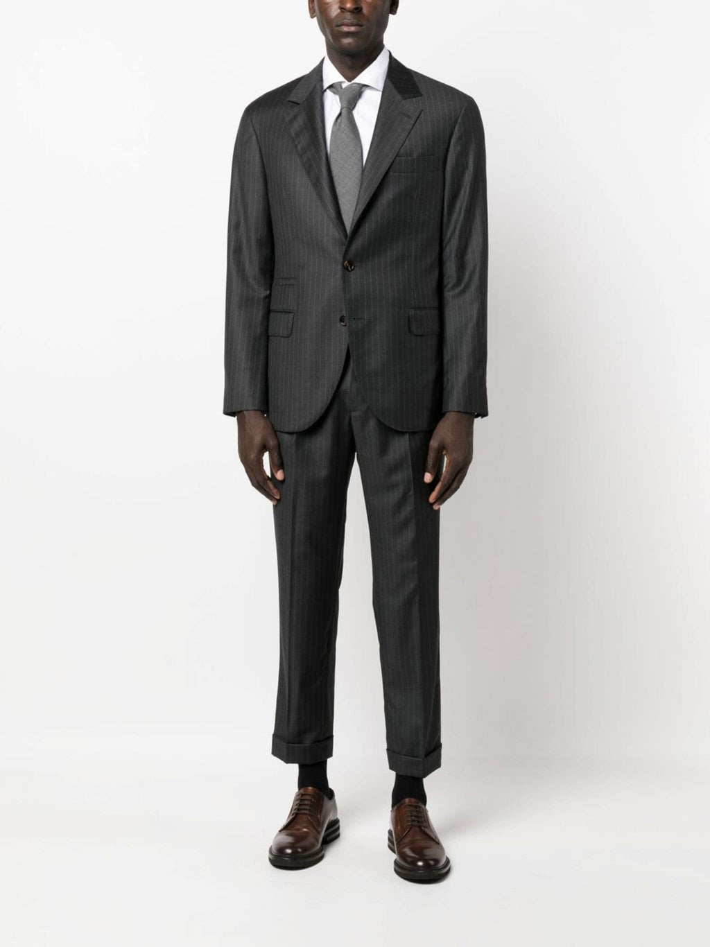 Brunello Cucinelli Gray Wool Blazer