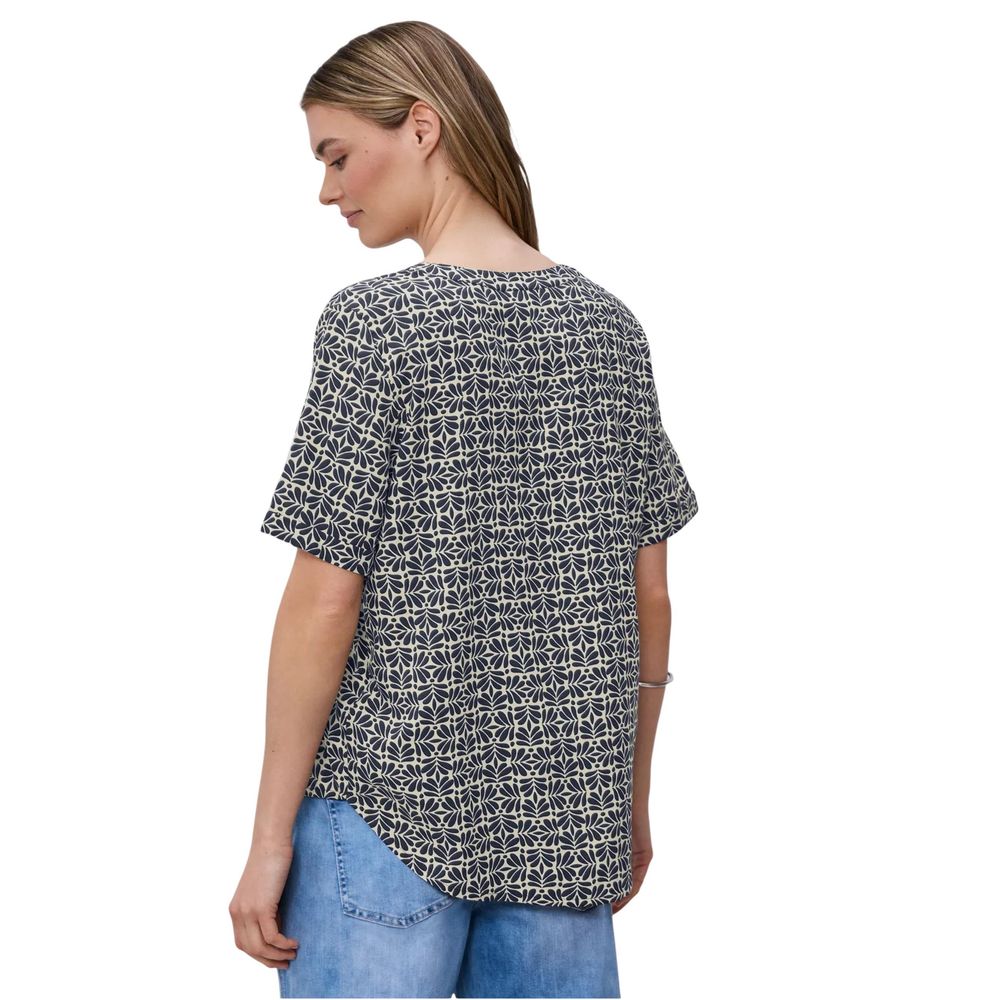 Street One Blue Viscose Blouse