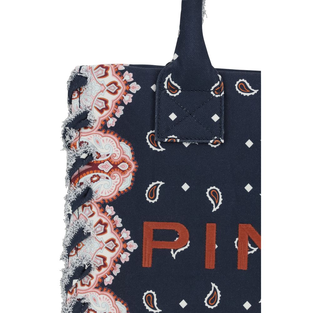 حقيبة كتف PINKO قطن متعددة الألوان