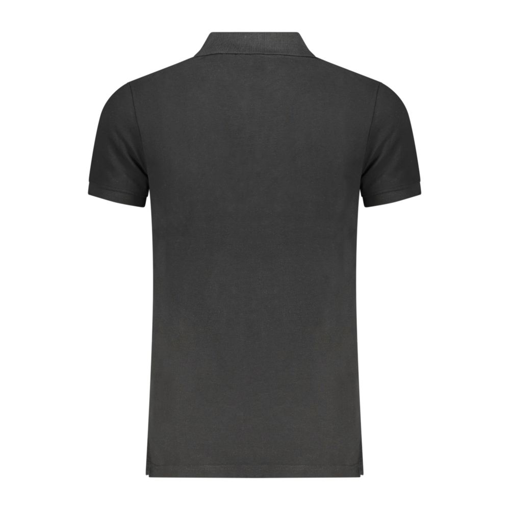 Ellesse Black Cotton Men Polo Shirt