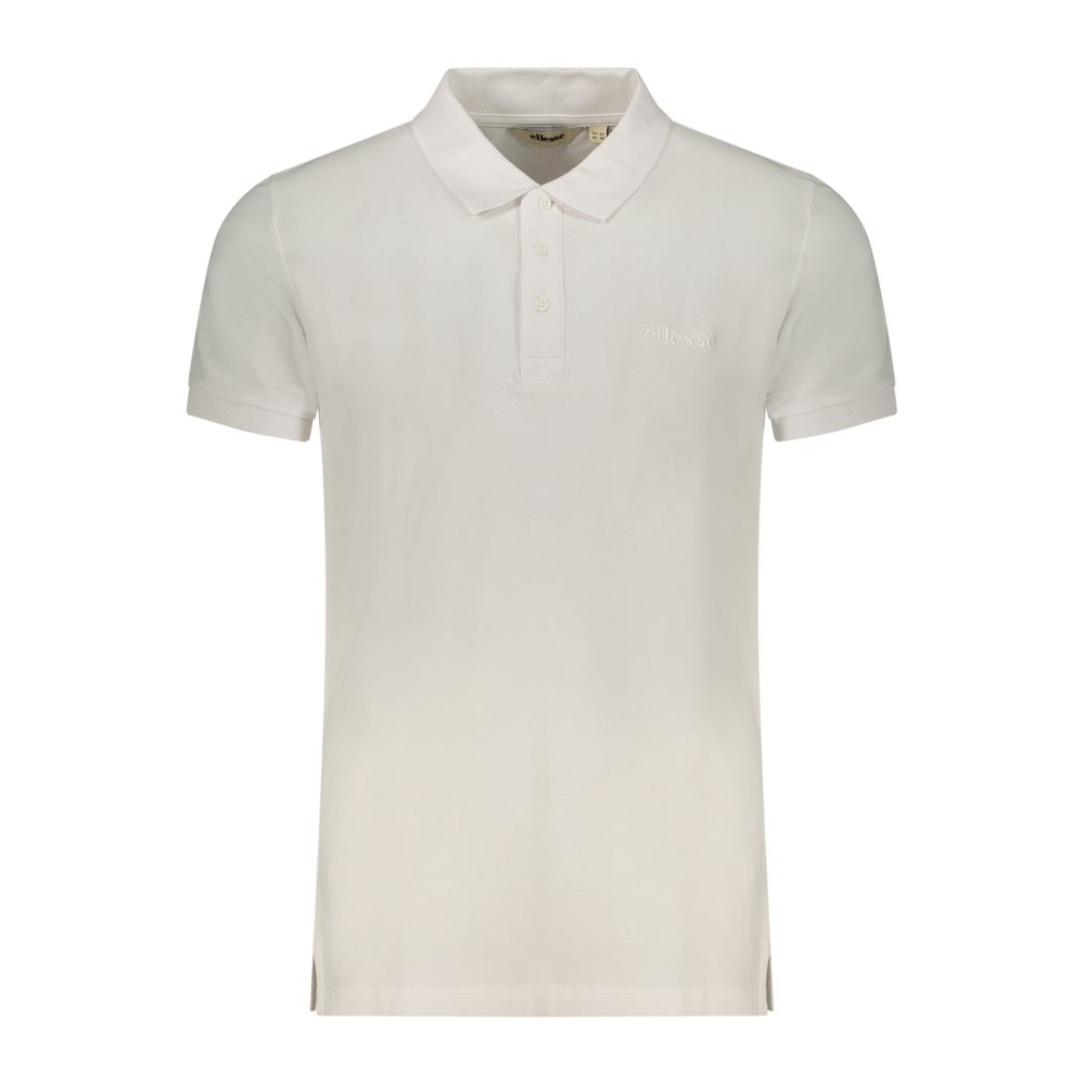 Ellesse Bianco Cotton Men Polo