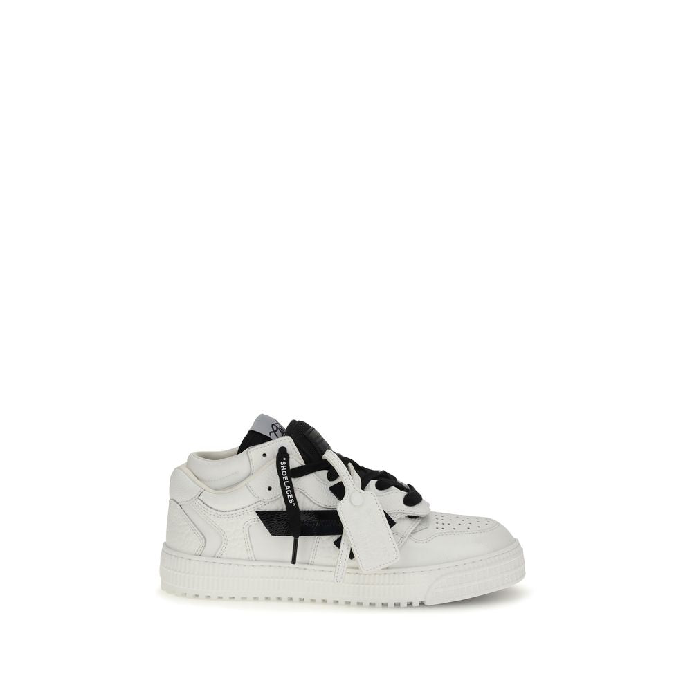 Off-White Multicolor Calf Leather Bos Taurus Athletic Sneakers
