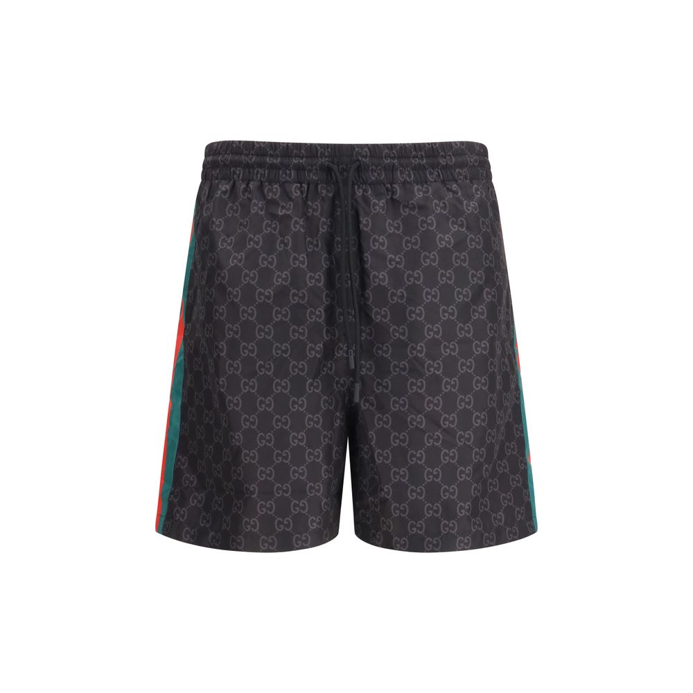 Gucci Black Nylon Shorts