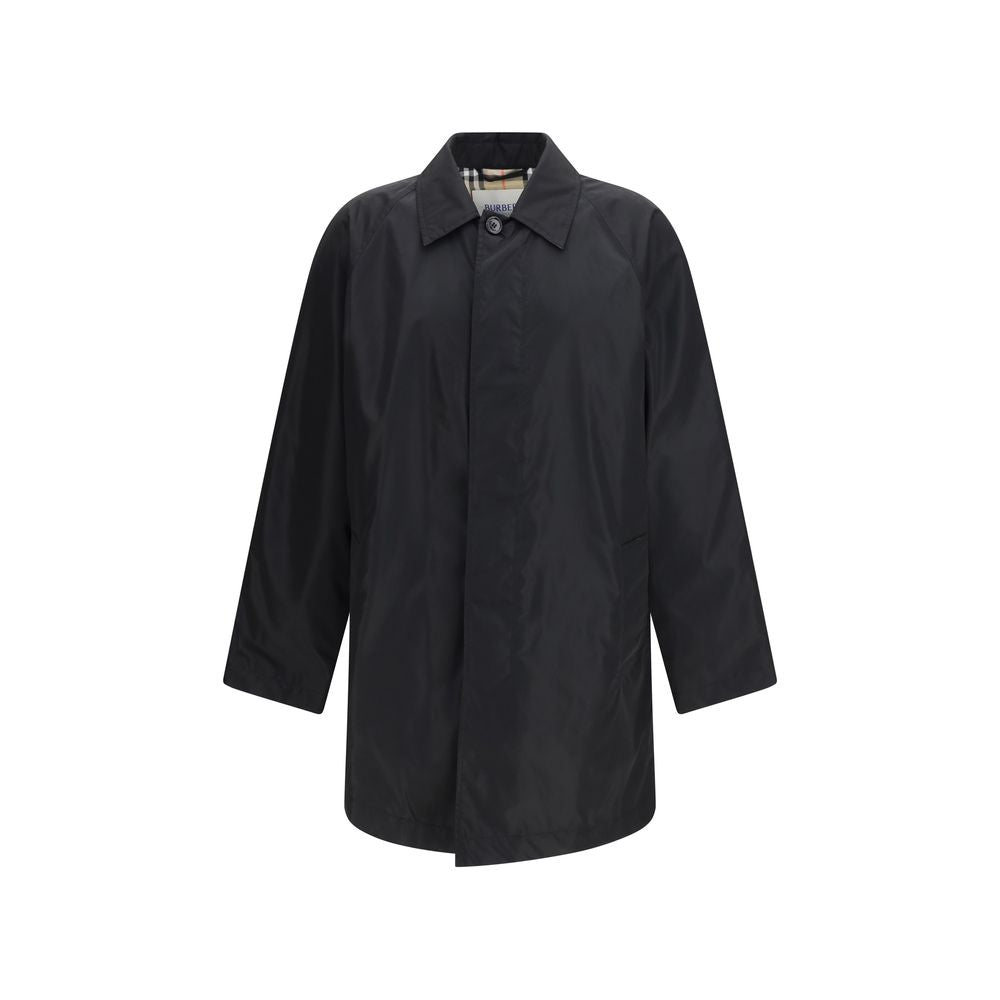 Burberry Black Polyester Coat