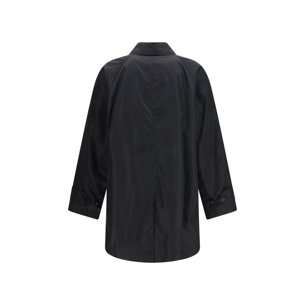 Burberry Black Polyester Coat