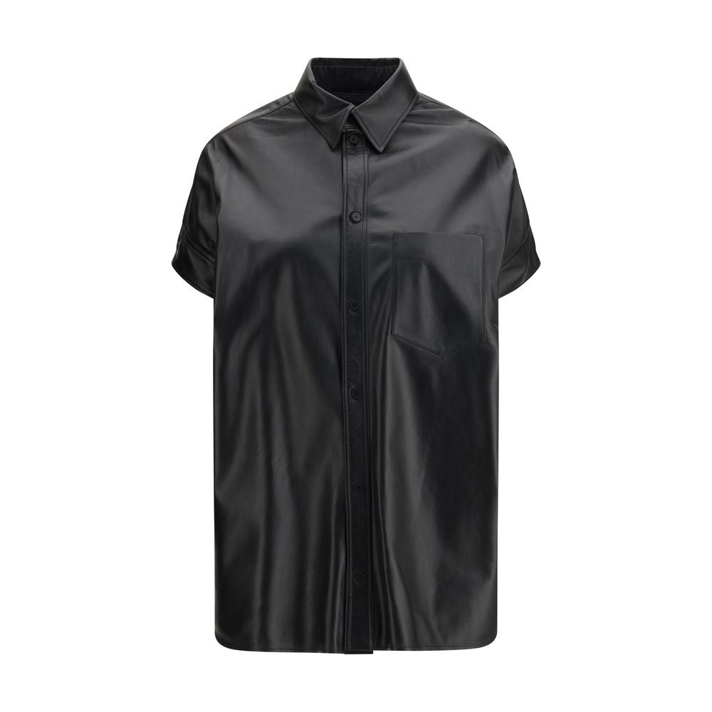 Balenciaga Black Lamb Ovis Aries Dress Shirt