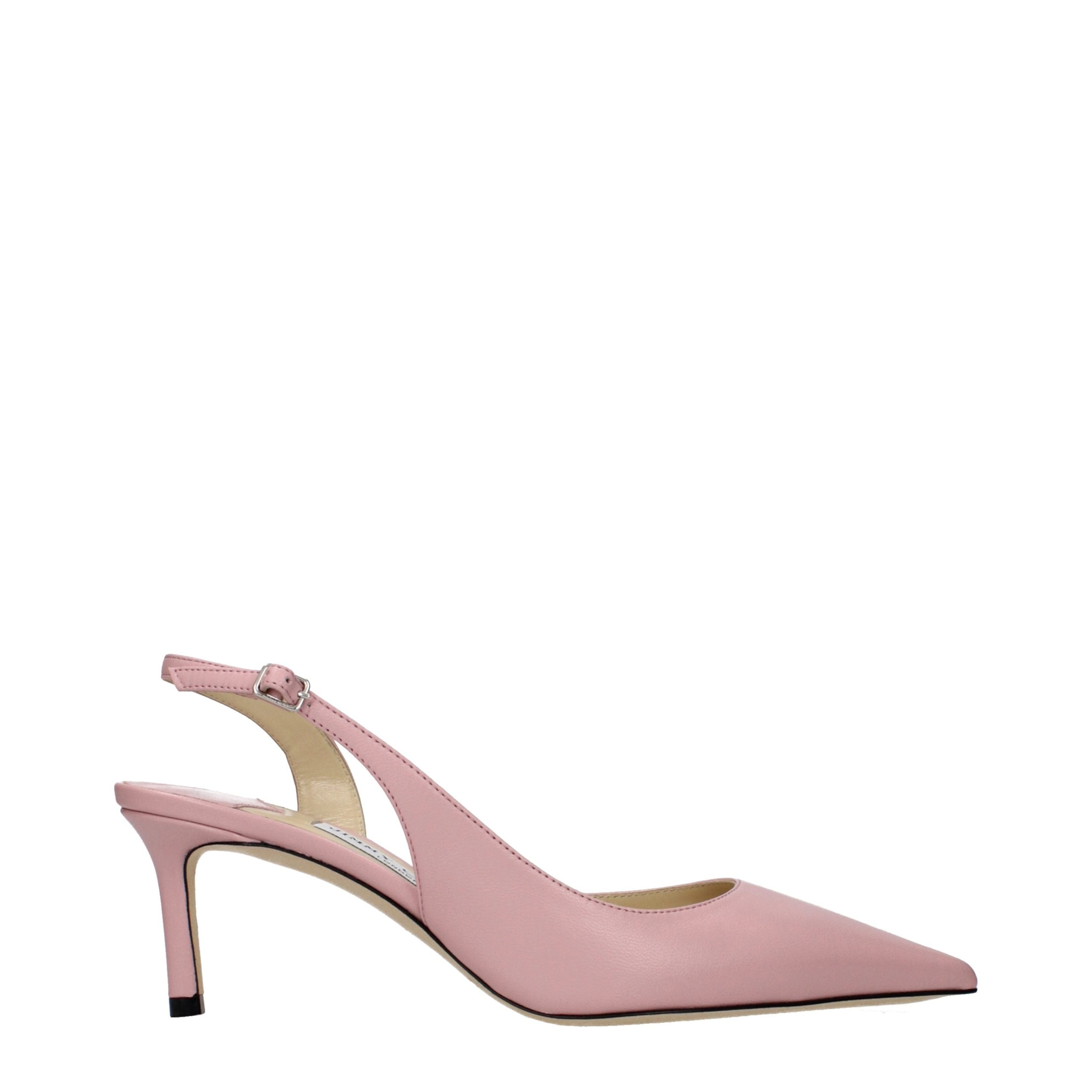 Jimmy Choo Pink Leather High Heel Pumps