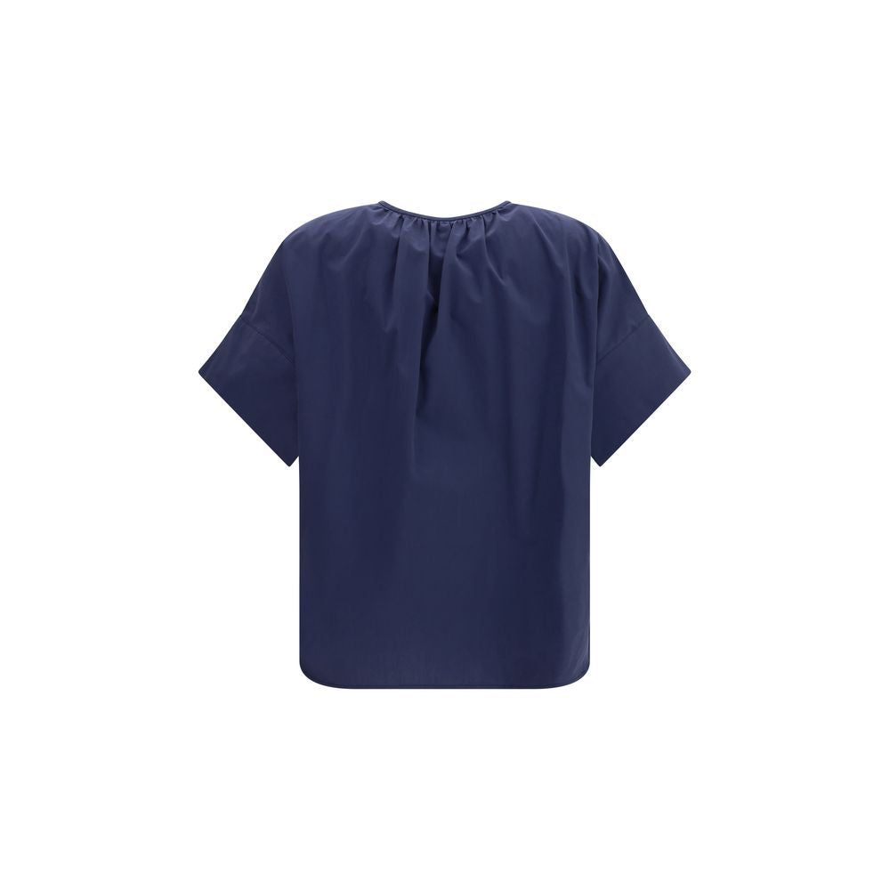 Max Mara Blue Cotton Shirt