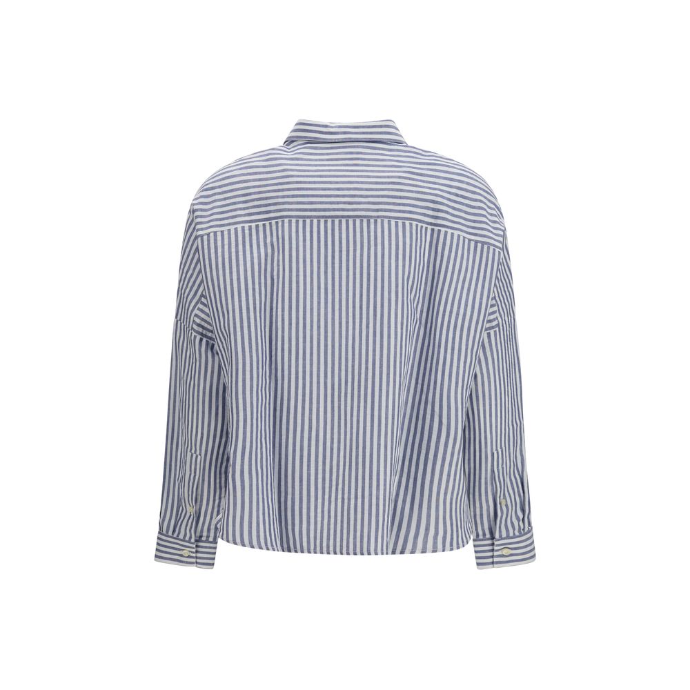 Deperlu Multicolor Linen Pattern Shirt