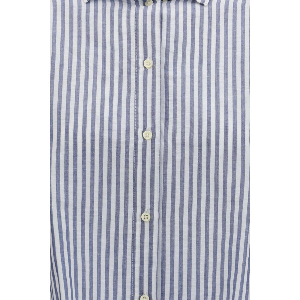 Deperlu Multicolor Linen Pattern Shirt