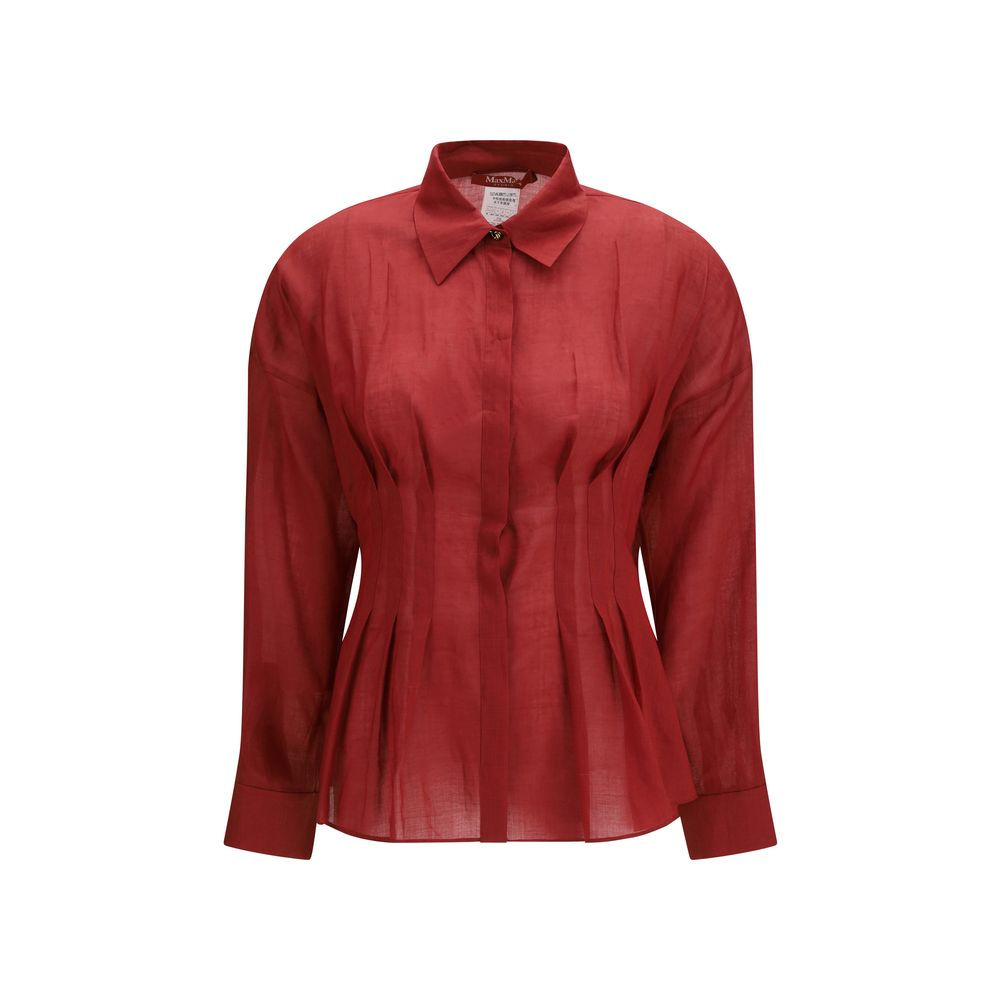 Max Mara Multicolor Ramie Shirt