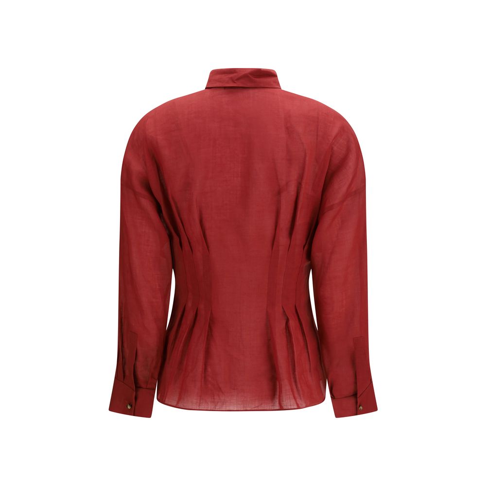 Max Mara Multicolor Ramie Shirt