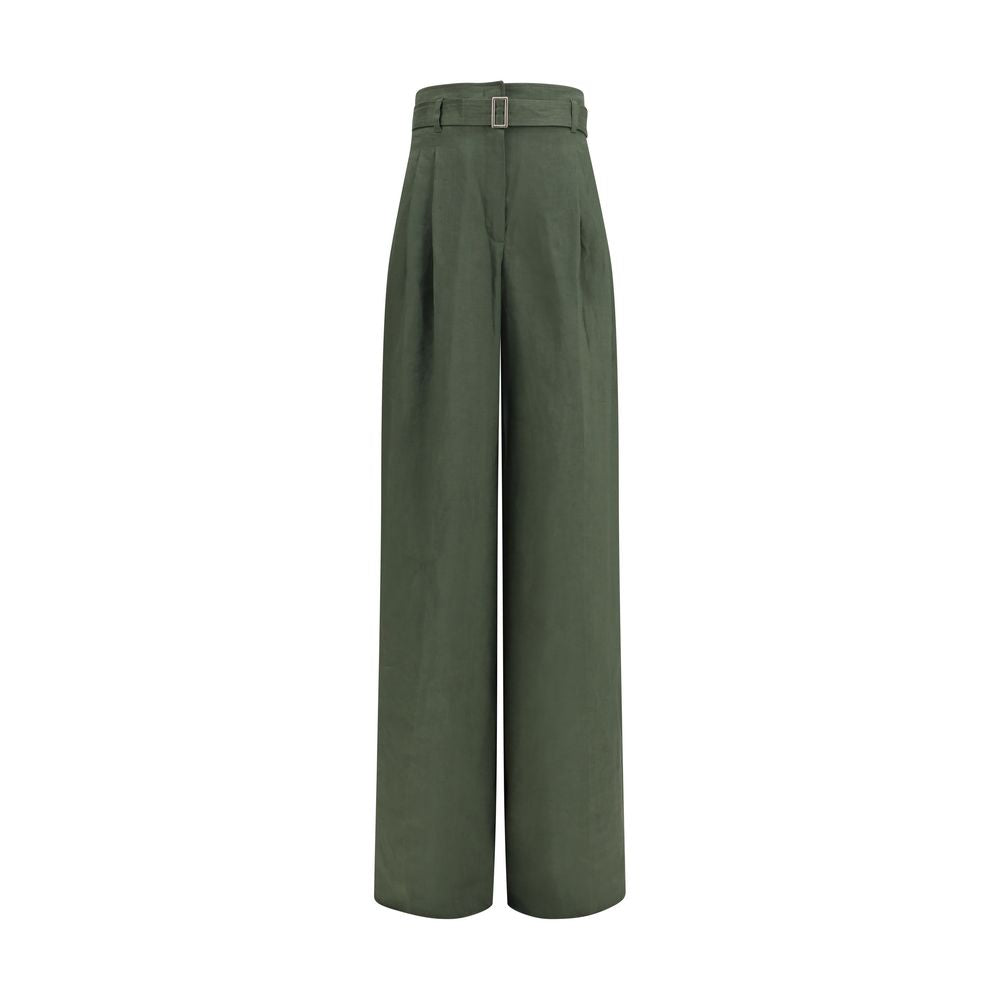Max Mara Bicolor Linen Casual Pants