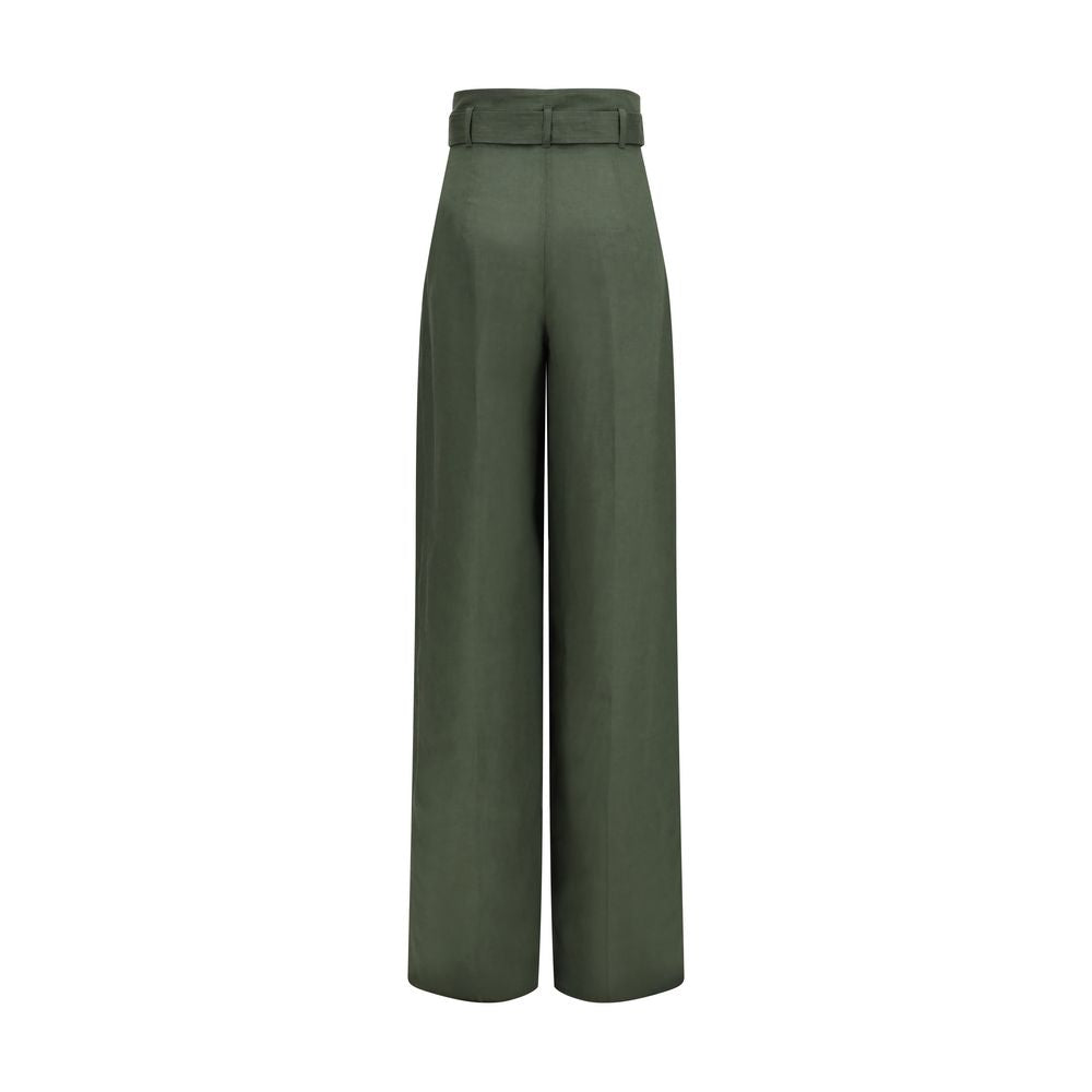 Max Mara Bicolor Linen Casual Pants