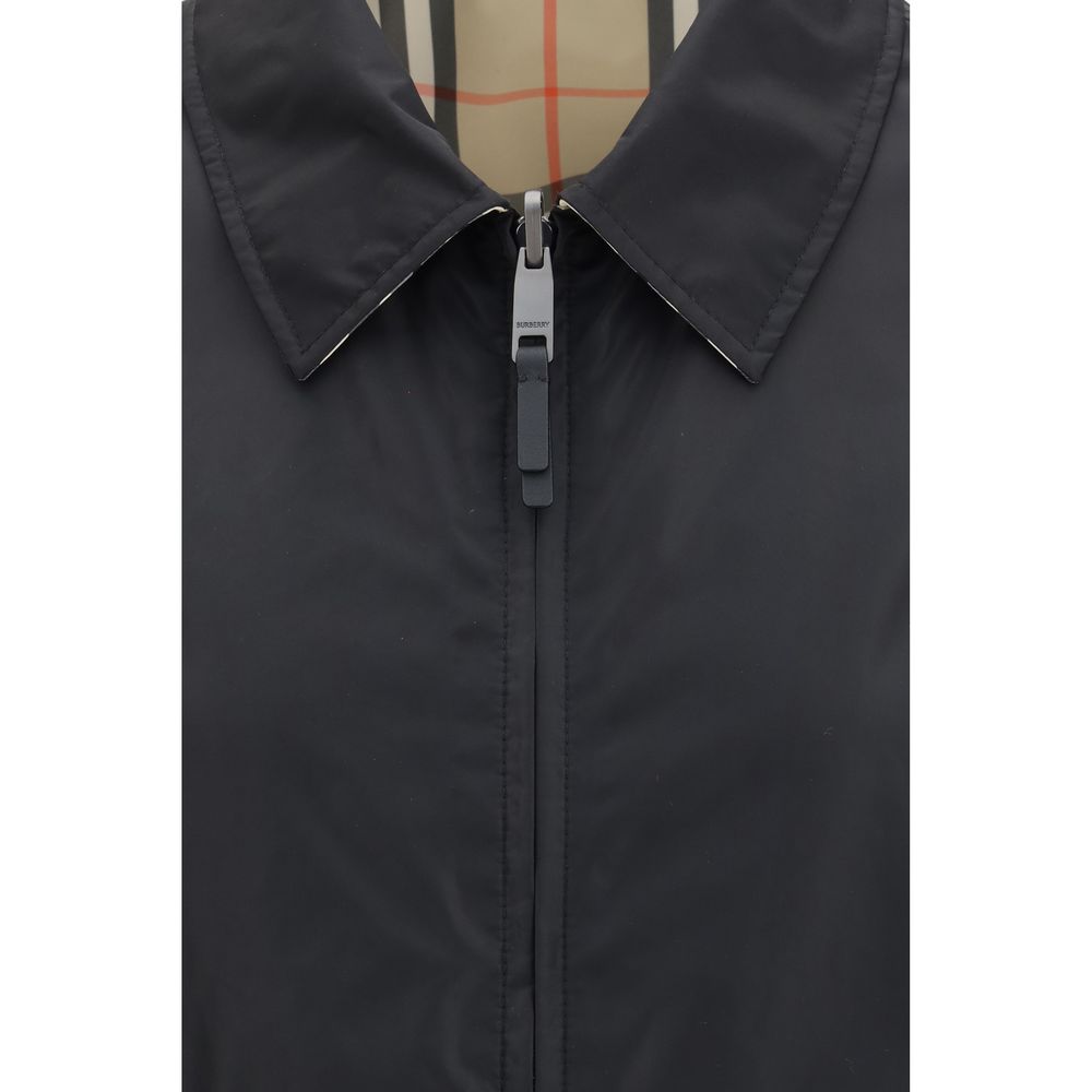 Burberry Black Polyamide Full-Length Jacket