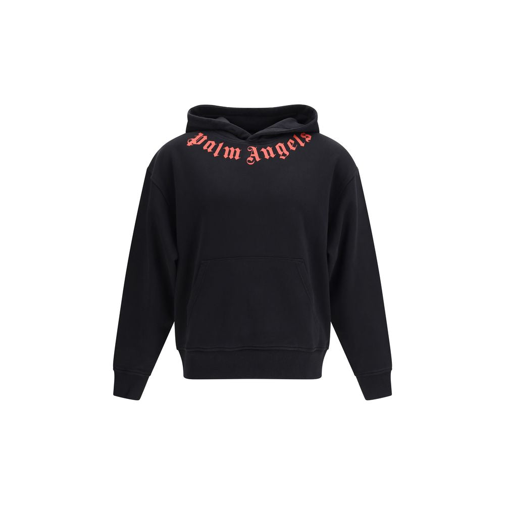 Palm Angels Black Cotton Sweatshirt