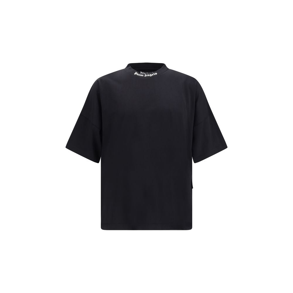 Palm Angels Black Cotton T-Shirt