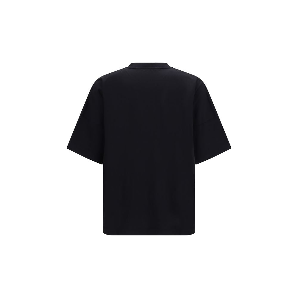 Palm Angels Black Cotton T-Shirt