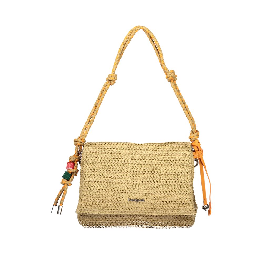 Desigual Beige Polyester Handbag