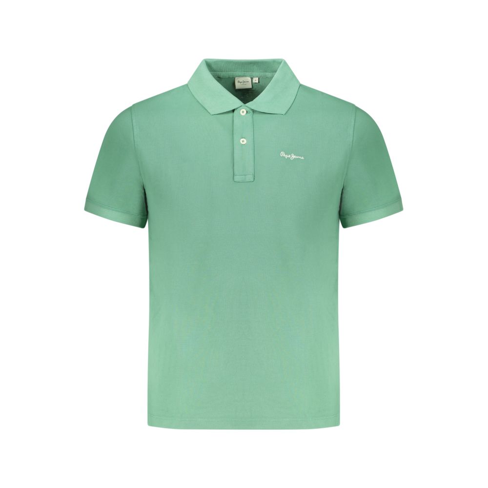 Pepe Jeans Verde Organic Cotton Mens Polo Shirt