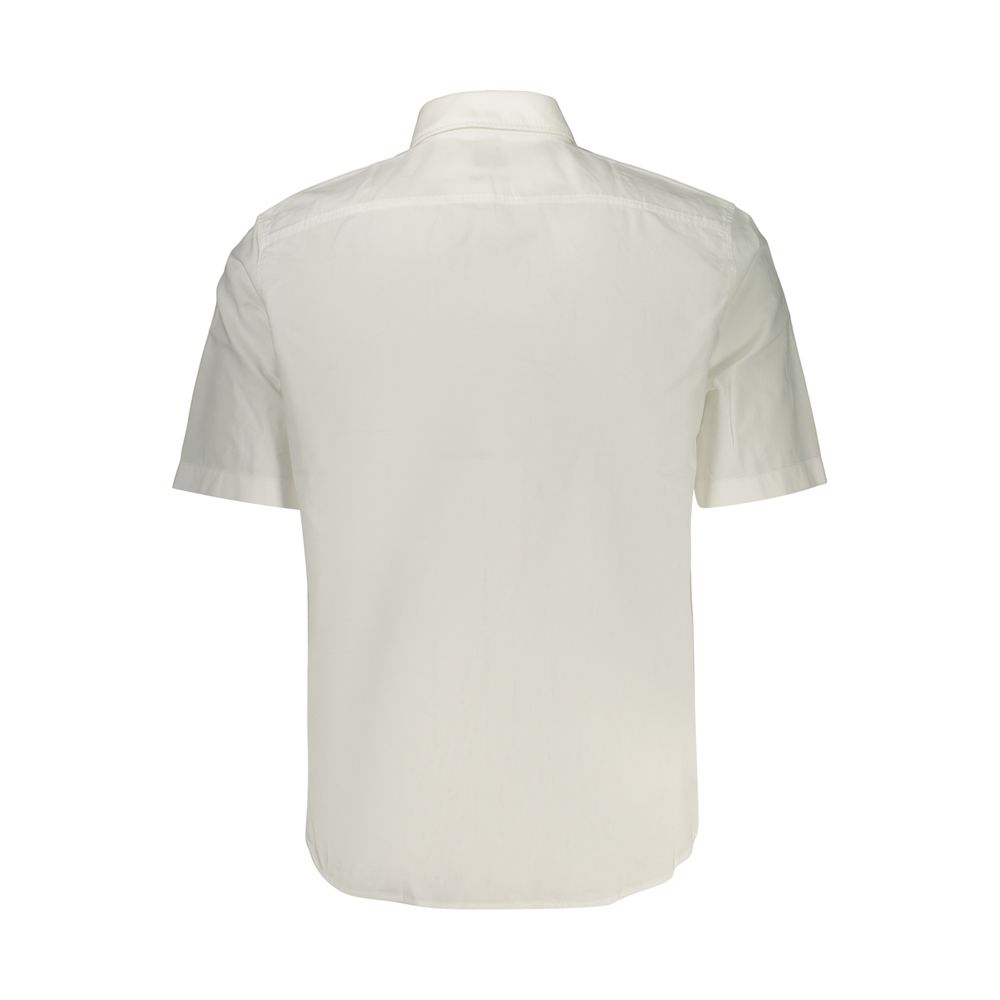Hugo Boss Bianco Cotton Men Shirt