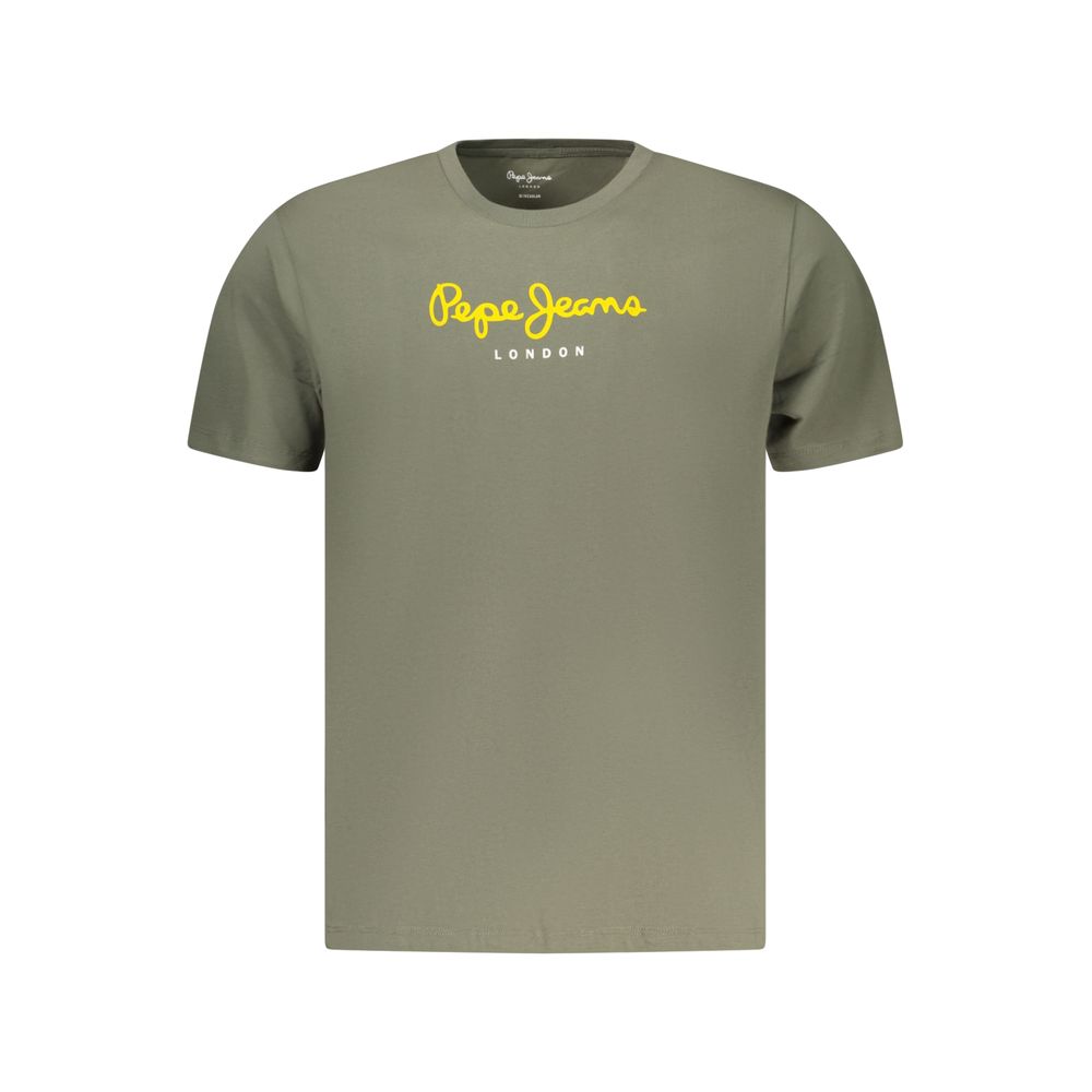 Pepe Jeans Verde Cotton Men T-Shirt