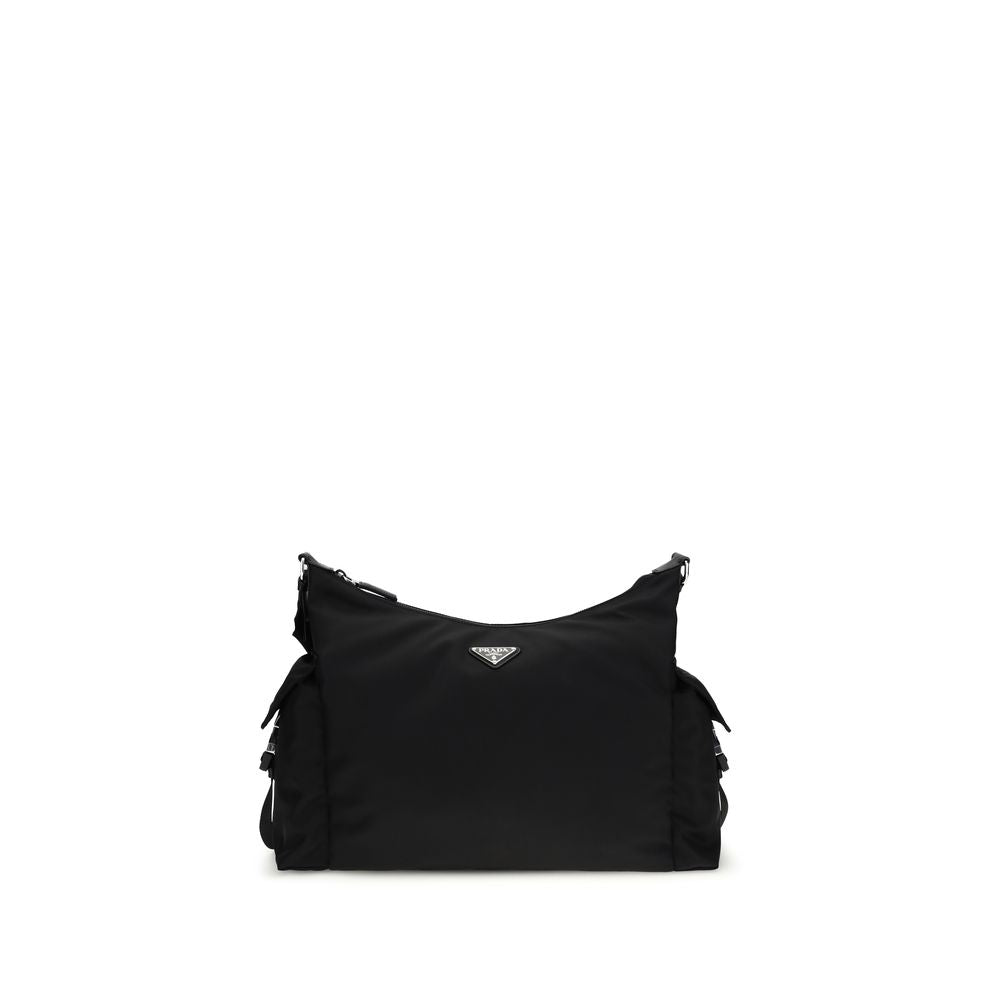 Prada Black Recycled Polyamide Shoulder Bag