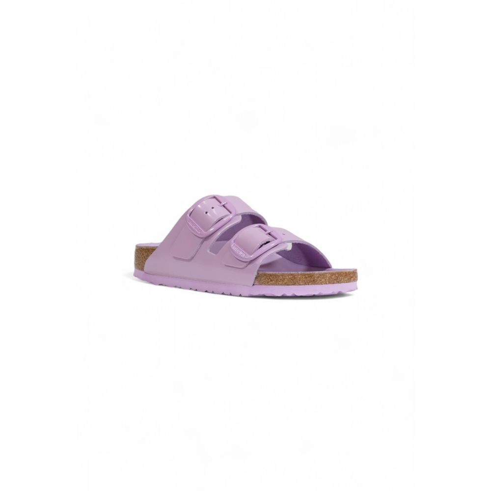 Birkenstock Purple Vegan Leather Flat Sandals