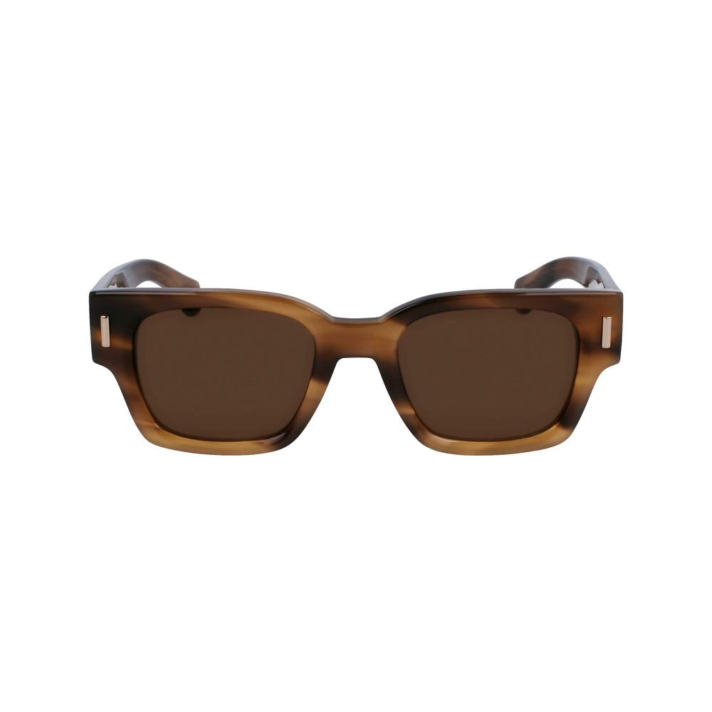 Ferragamo Brown Acetate Sunglasses