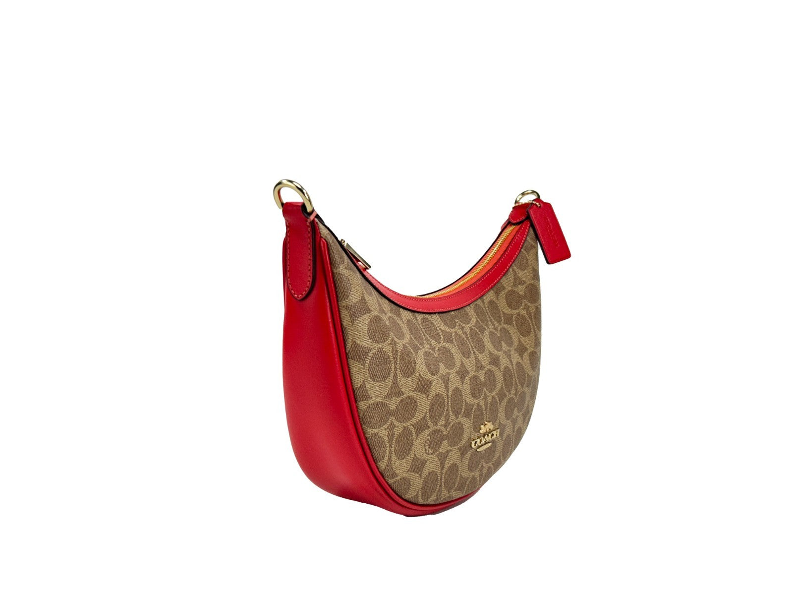 COACH Coach Aria Signature Canvas Shoulder Bag Purse