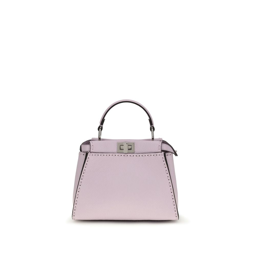 Fendi Purple Calf Leather Bos Taurus Handbag