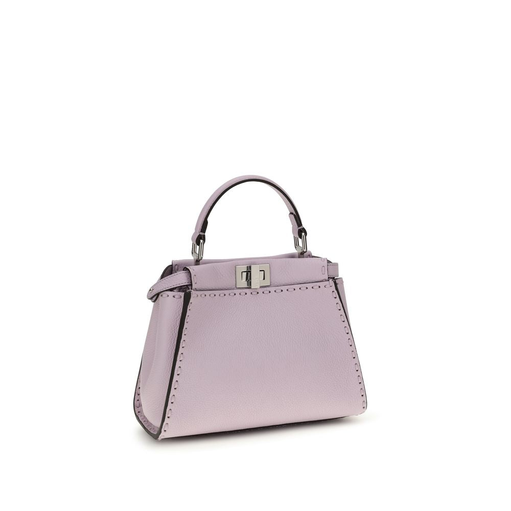 Fendi Purple Calf Leather Bos Taurus Handbag