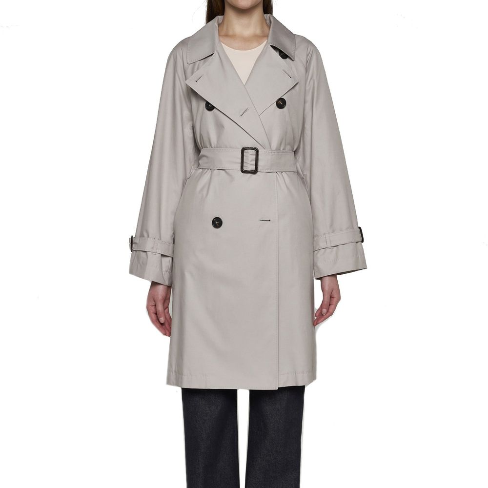 Max Mara Beige Cotton Coat