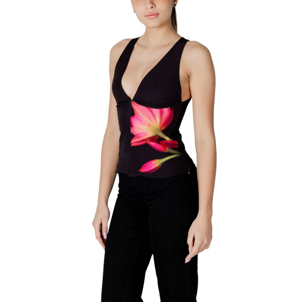 Desigual Black Polyester Top