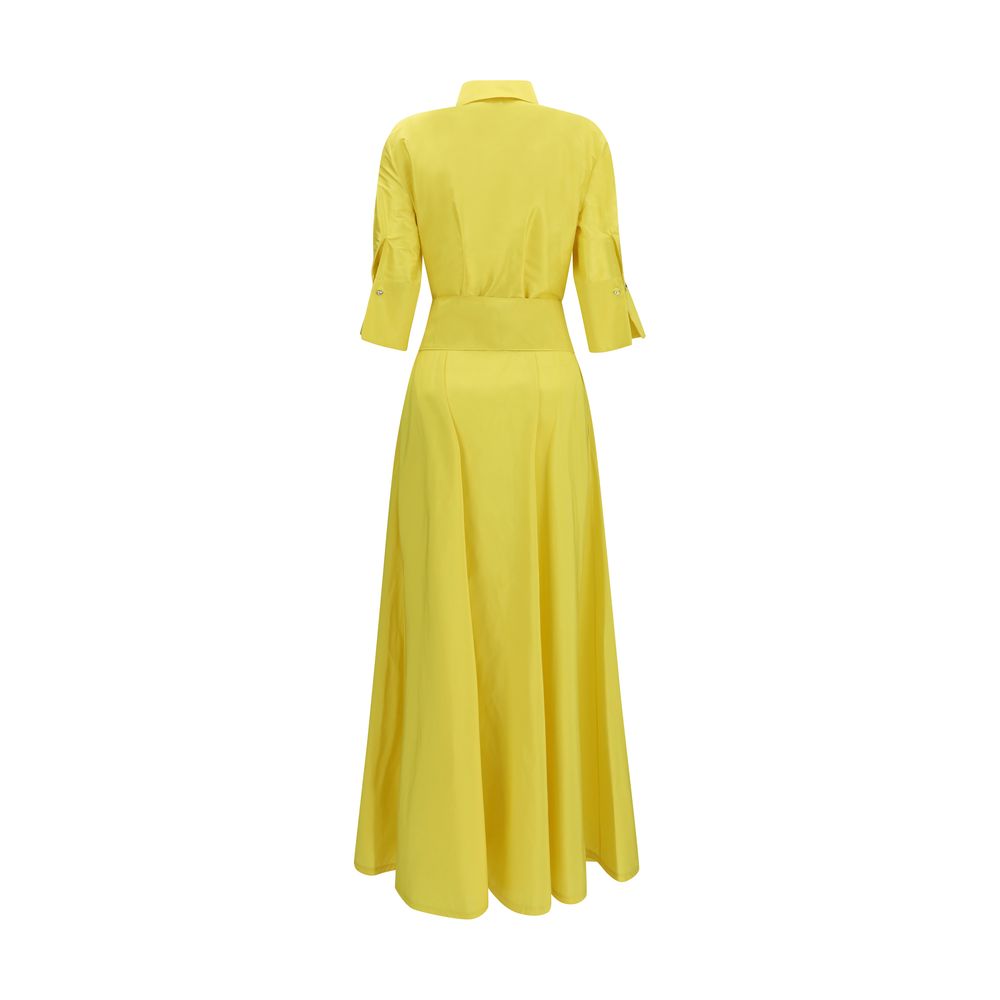 Sara Roka Bicolor Polyester Casual Dress