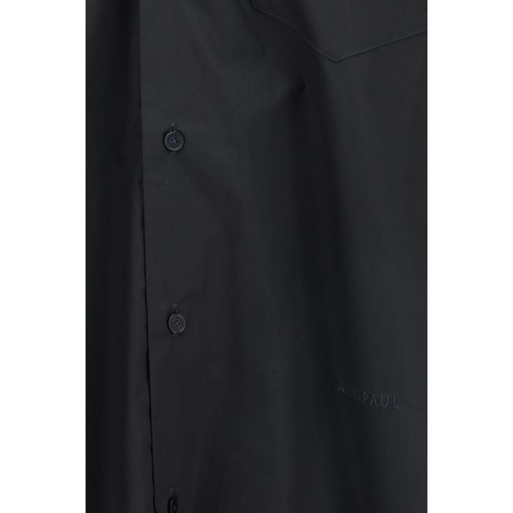 ALAINPAUL Black Cotton Shirt