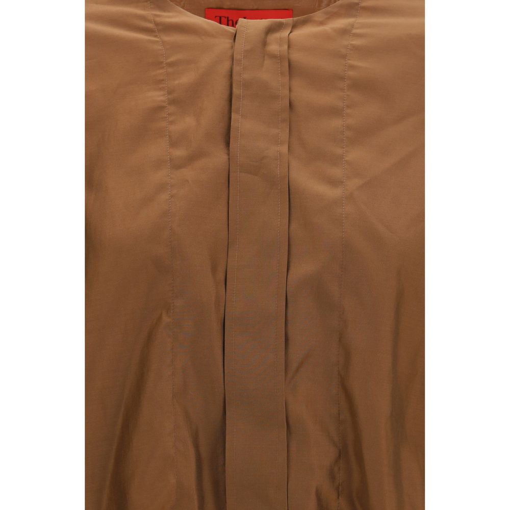 The Latest Brown Lycra Shirt