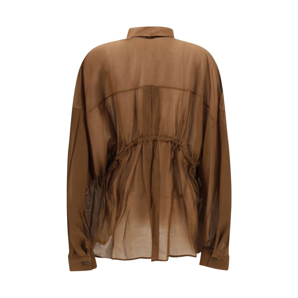 The Latest Brown Lyocell Shirt