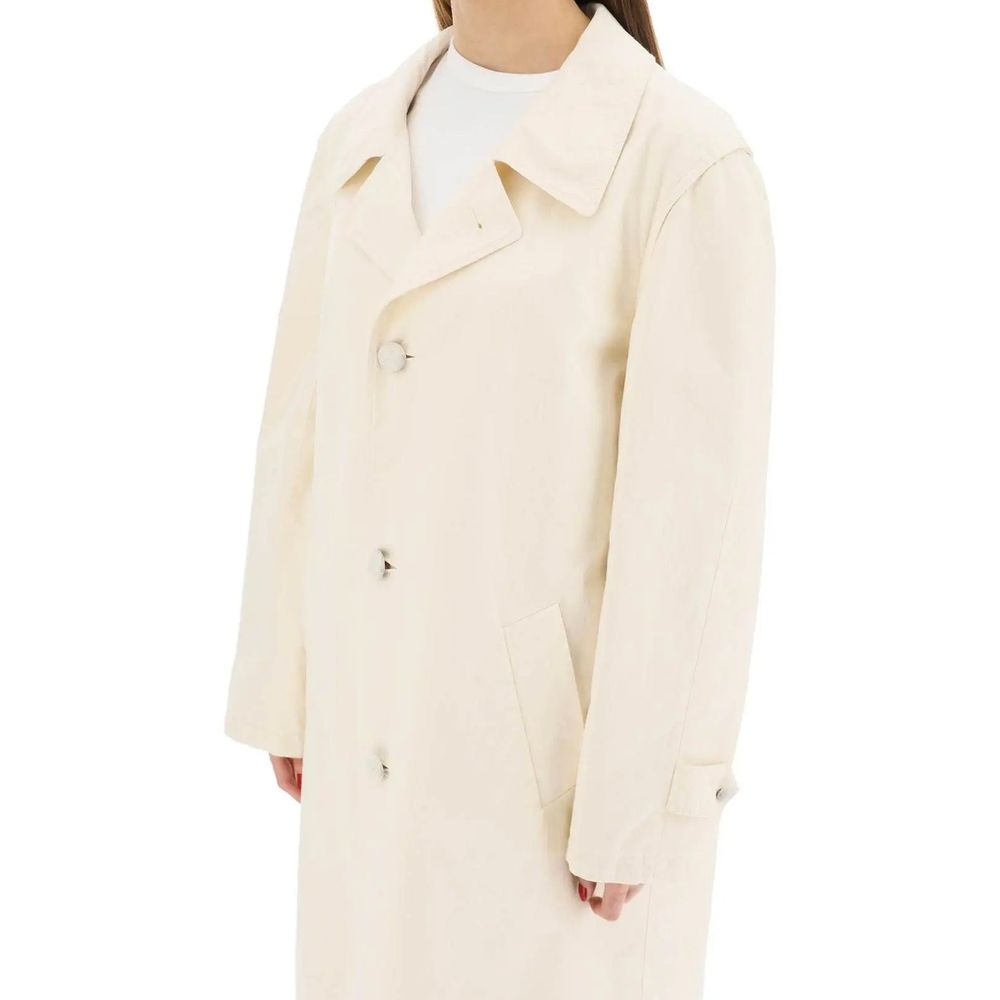 Maison Margiela White Cotton Coat