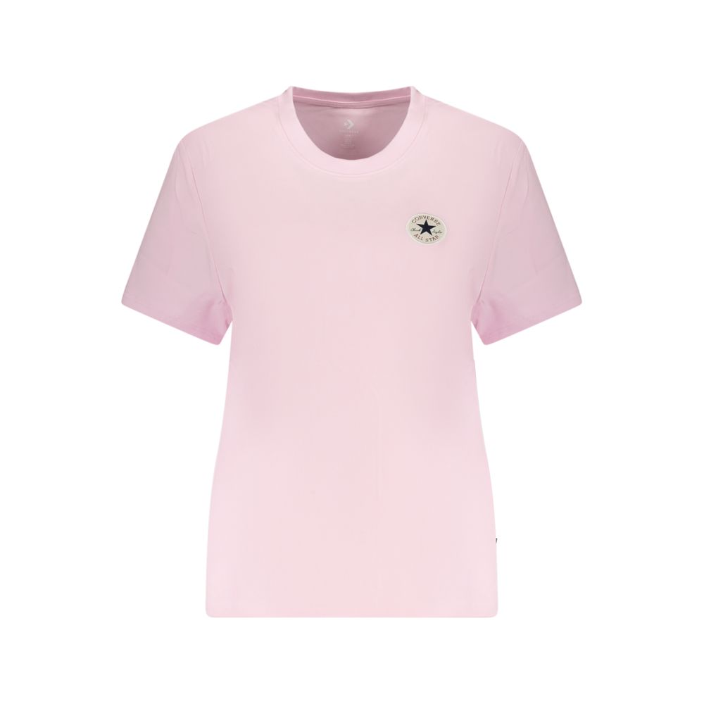 Converse Pink Cotton T-Shirt