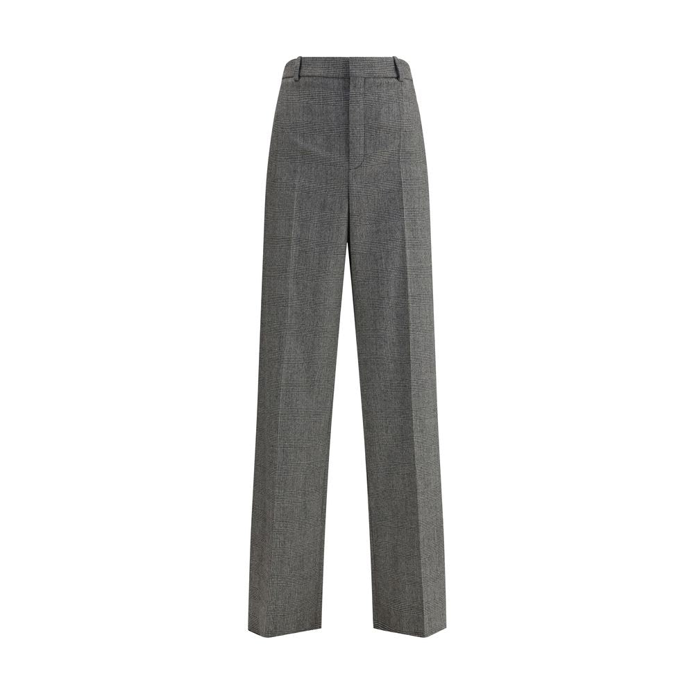 Saint Laurent Gray Wool Dress Pants