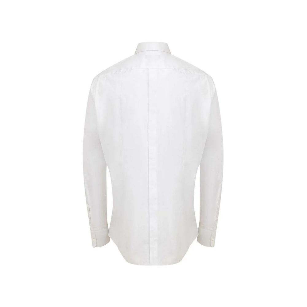 Dolce & Gabbana White Cotton Dress Shirt