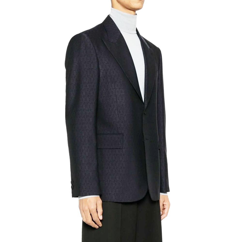 Fendi Blue Wool Blazer