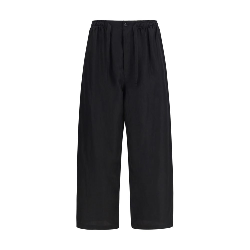 Lemaire Black Linen Bottoms Sleepwear
