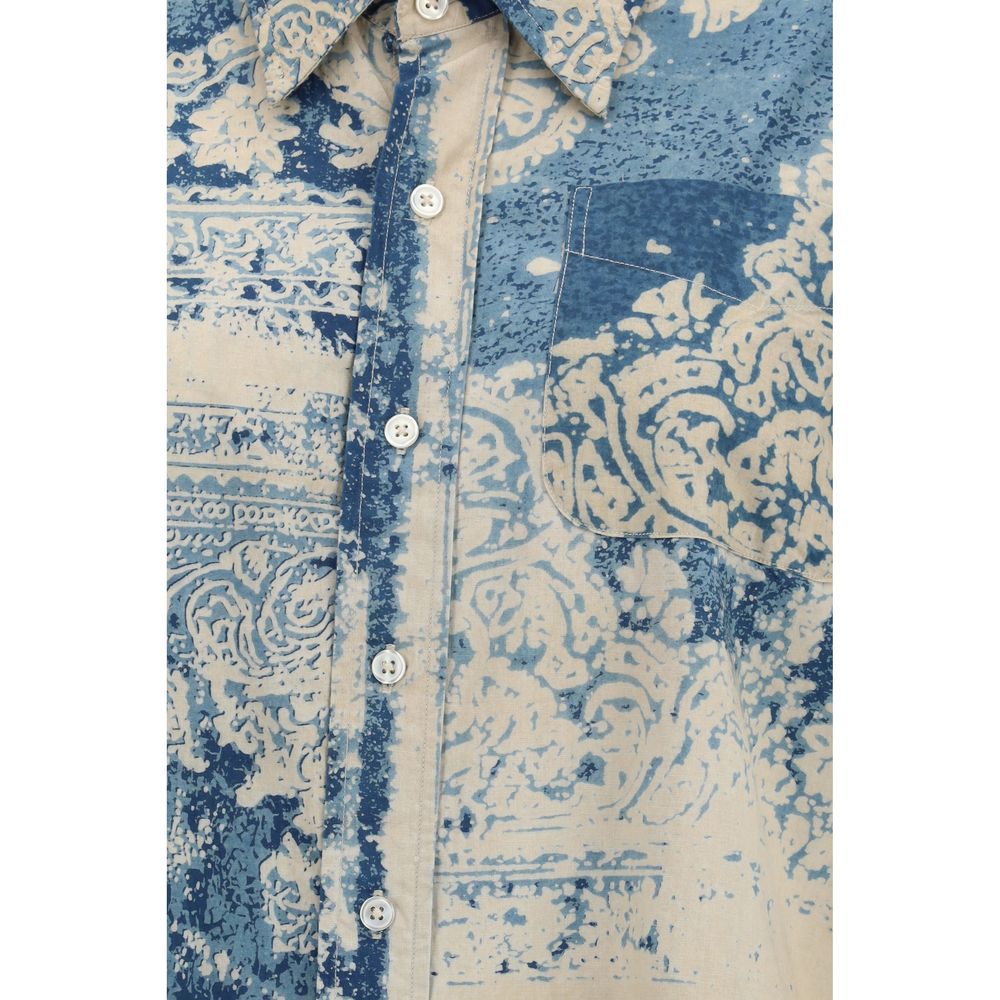 R13 Multicolor Cotton Pattern Shirt