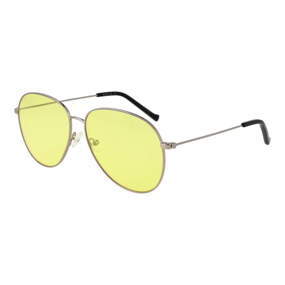 Replay Silver Metal Sunglasses