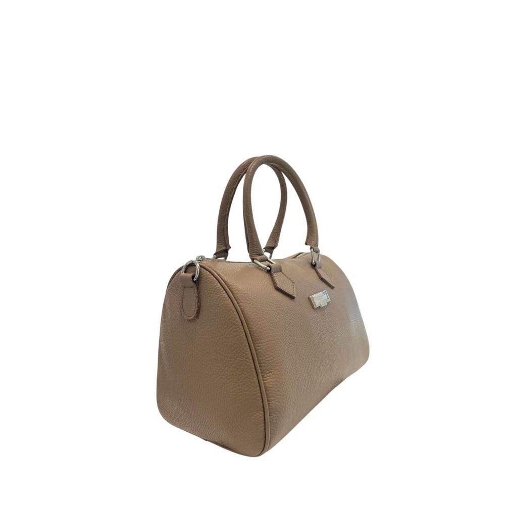 Baldinini Trend Brown Cowhide Shoulder Bag