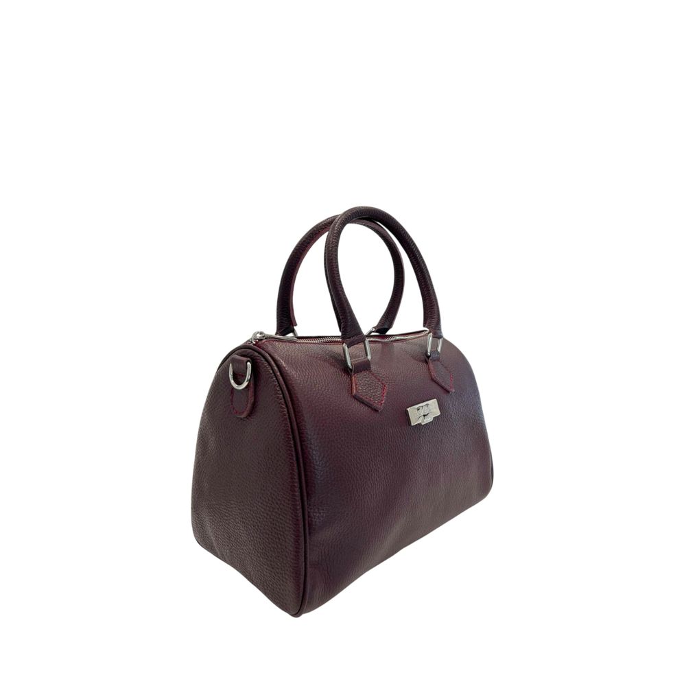 Baldinini Trend Red Leather Women Handbag