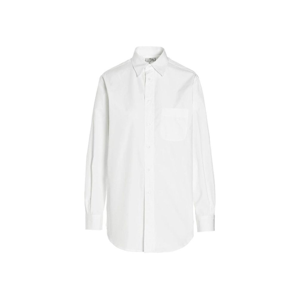 Maison Margiela White Cotton Dress Shirt